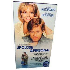 UP CLOSE & PERSONAL VHS in original paper case Robert Redford Michelle Pfeiffer